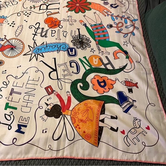 Hermes Multicolor Whimsical Graphic Wrap Scarf 51x51 COPY NEW
XL(pale pink)💖🪭☺️ - Picture 5 of 8